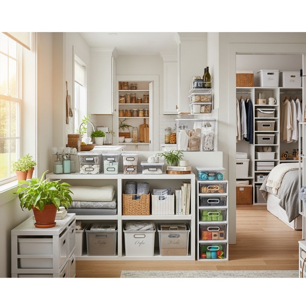 Turn cluttered corners into calm, efficient spaces using the right storage containers and simple organizing strategies.