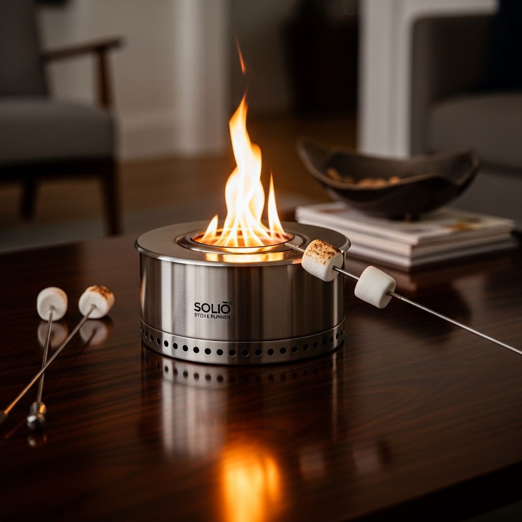 Transform your home with the smokeless Solo Stove Runner tabletop fire pit experience.