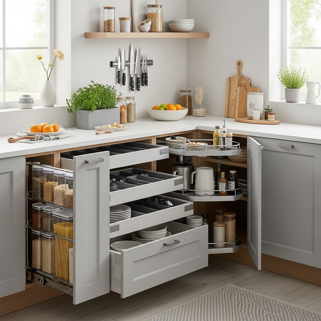 Transform cluttered counters and chaotic cabinets into a calm, efficient cooking space.
