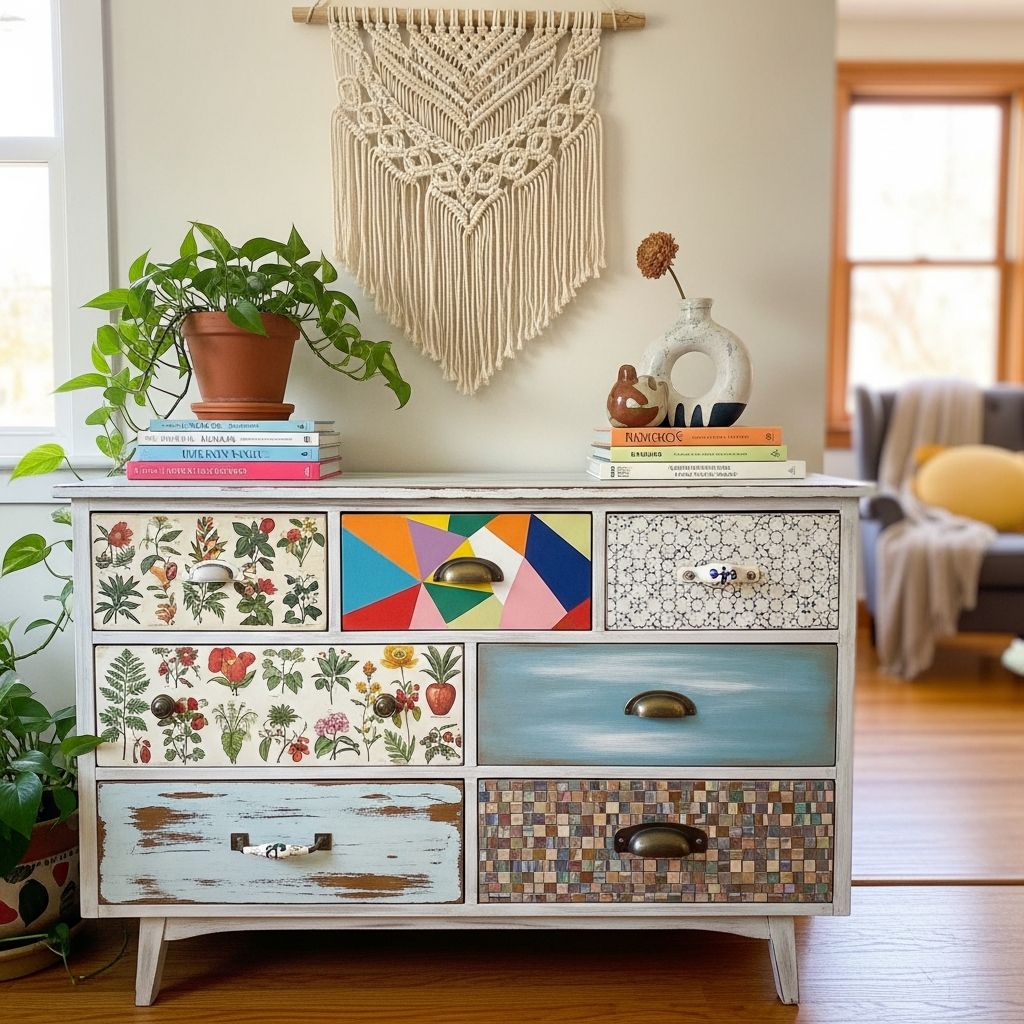 Transform old dressers into stunning furniture with creative upcycling techniques and ideas.
