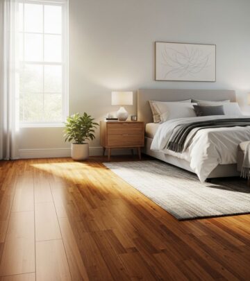 Transform your bedroom with beautiful wood flooring: Design tips, types, and installation guidance.