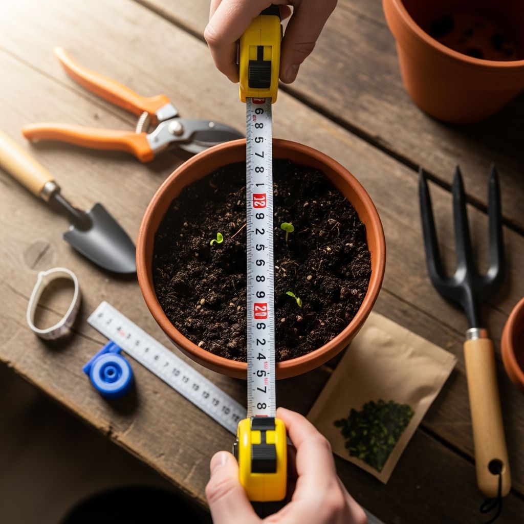 Unlock the secrets to precise pot sizing: Measure diameters, depths, and volumes to ensure thriving plants and optimal soil use every time.
