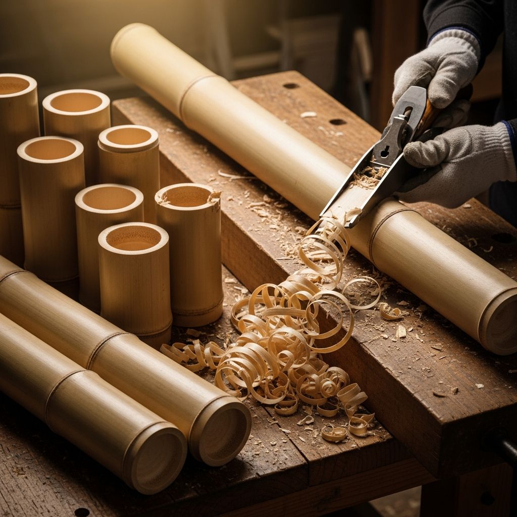 Master the art of preparing raw bamboo for durable, beautiful furniture projects.