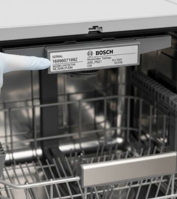Master the art of finding your Bosch dishwasher's serial number for warranty and service purposes.
