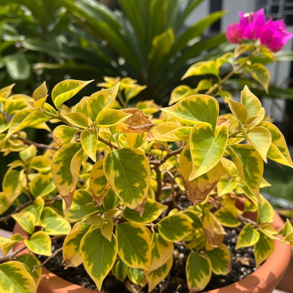 Discover proven methods to diagnose and reverse yellowing leaves on your bougainvillea plants.