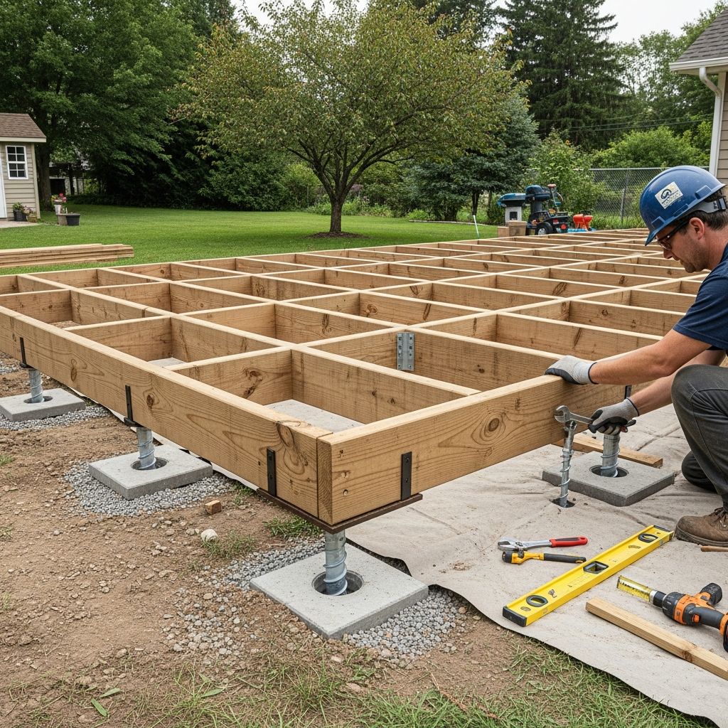 Master the art of deck building without digging holes using innovative blocks, anchors, and floating designs for quick, sturdy outdoor spaces.