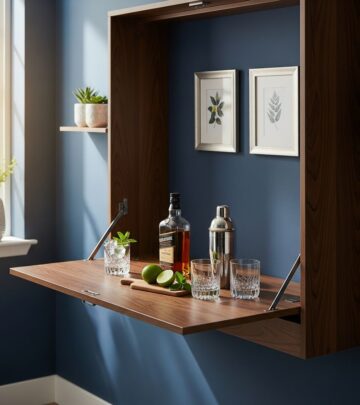 Master the art of constructing a space-saving Murphy bar with this comprehensive building guide.