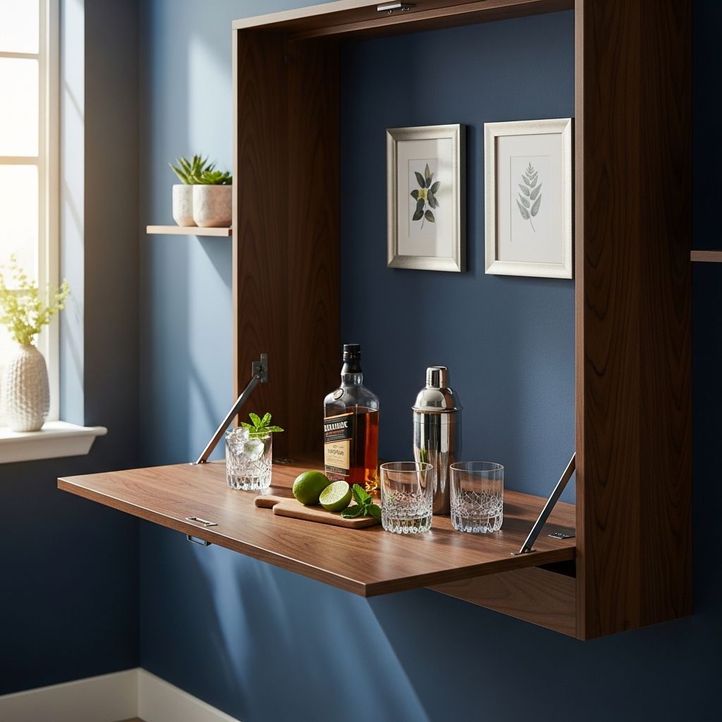 Building a Fold-Down Murphy Bar for Your Space Master the art of constructing a space-saving Murphy bar with this comprehensive building guide.