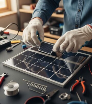Learn how to construct and install solar panels at home with this comprehensive guide.