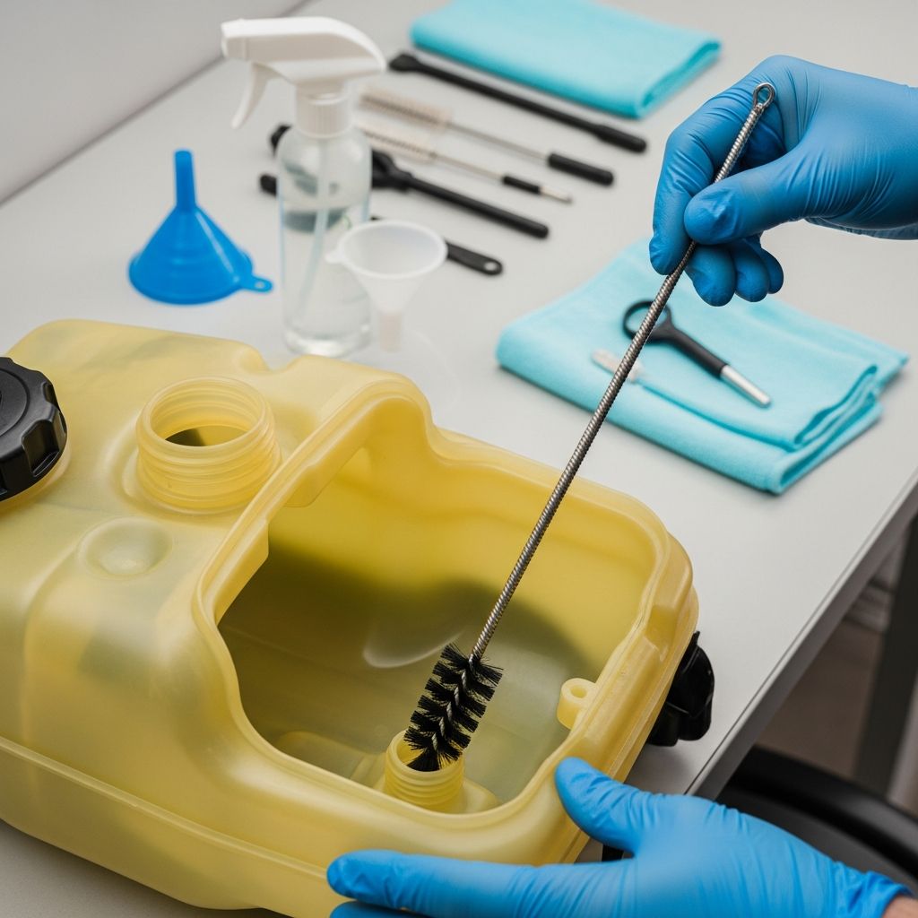 Master the art of cleaning your lawn mower's fuel tank to boost performance and avoid engine issues with our detailed DIY tutorial.