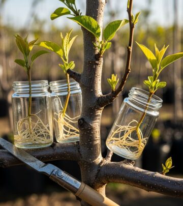Master the art of propagating fruit trees from branches using air layering and cuttings for identical, fruit-bearing clones in your garden.