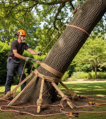 Master practical methods to upright leaning trees and ensure long-term stability in your landscape.