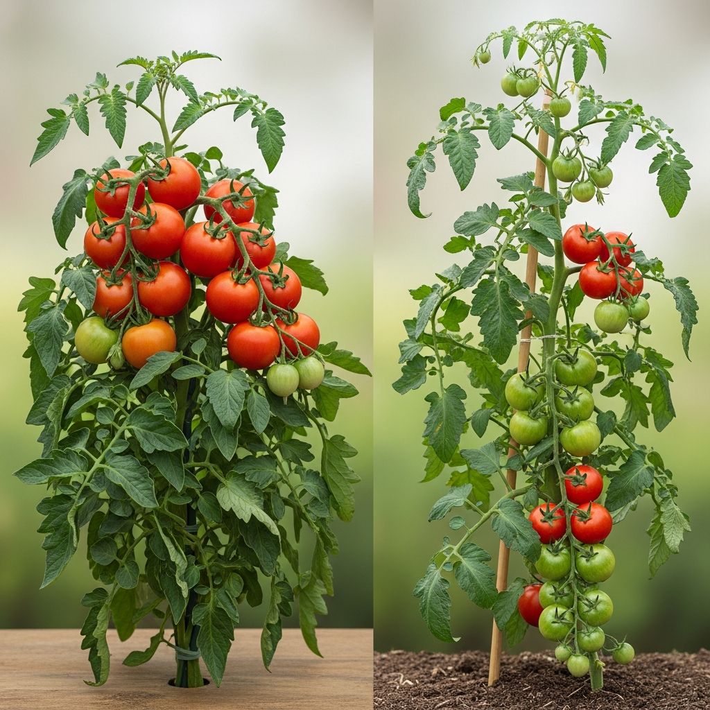 Determinate vs Indeterminate Tomatoes: Key Differences Unlock the secrets to identifying and growing determinate and indeterminate tomatoes for a bountiful harvest in any garden space.