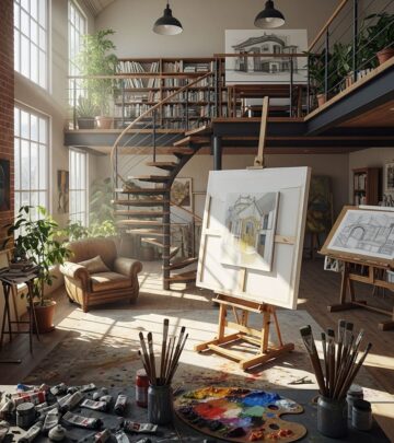 Discover innovative ways to craft expansive double-height art studios within residential homes for ultimate creativity.