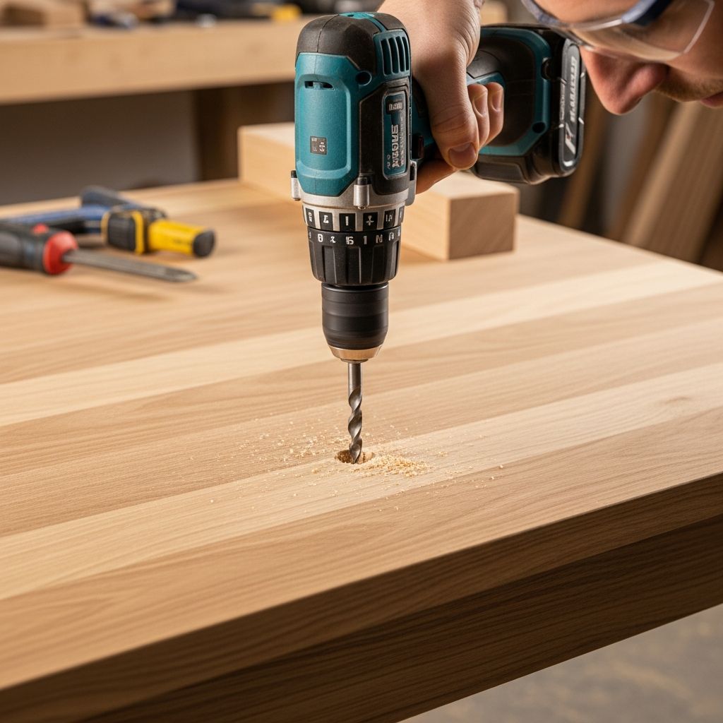 Master the art of creating clean cable holes in desks, cabinets, and more for seamless wire management and modern aesthetics.