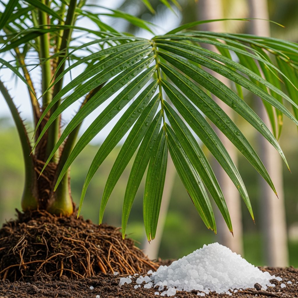 Discover how Epsom salt boosts palm tree vitality, corrects deficiencies, and promotes lush growth for healthier landscapes.