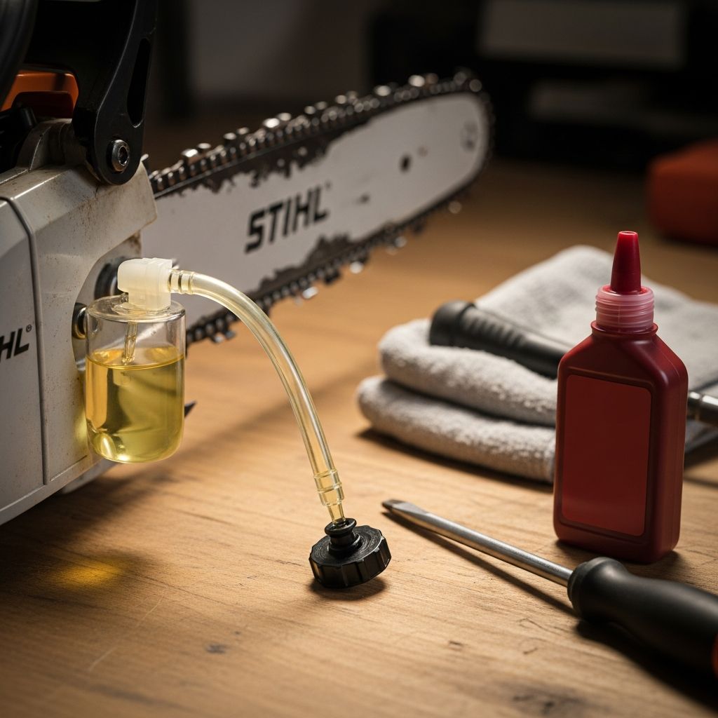 Comprehensive guide to diagnosing and resolving lubrication failures in Stihl chainsaw guide bars for optimal performance and longevity.