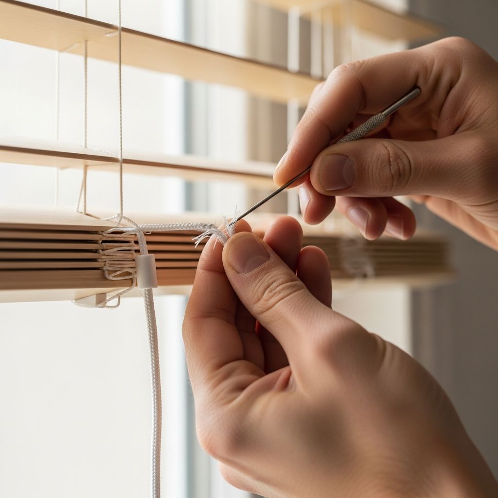 Master the art of repairing blinds pull cords at home with our detailed DIY guide, saving time and money on replacements.