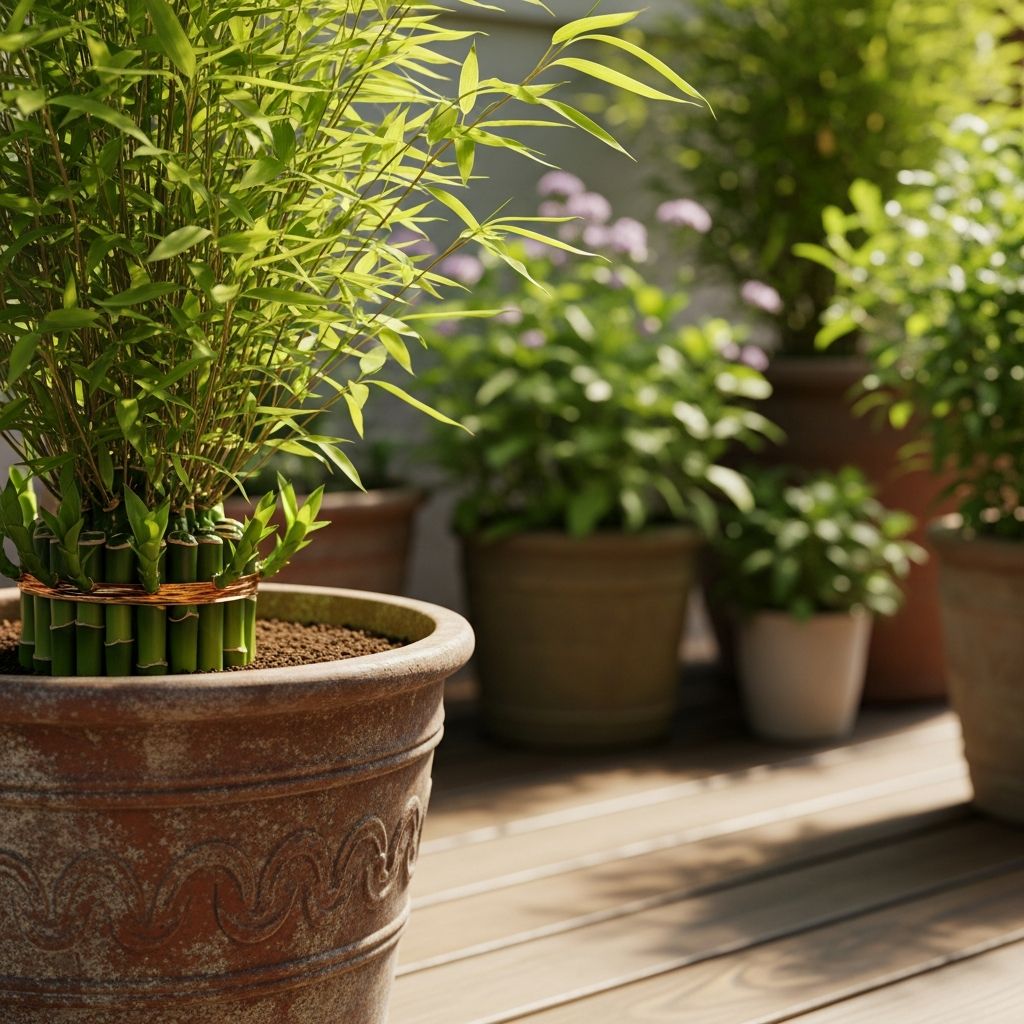 Master the art of cultivating bamboo in pots for stunning, low-maintenance greenery in any space.
