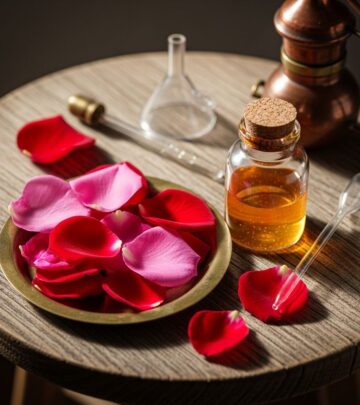 Learn the art of creating luxurious rose attar using simple methods and fresh petals.