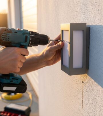 Complete guide to adding outdoor garage lights when no electrical infrastructure exists on your wall.
