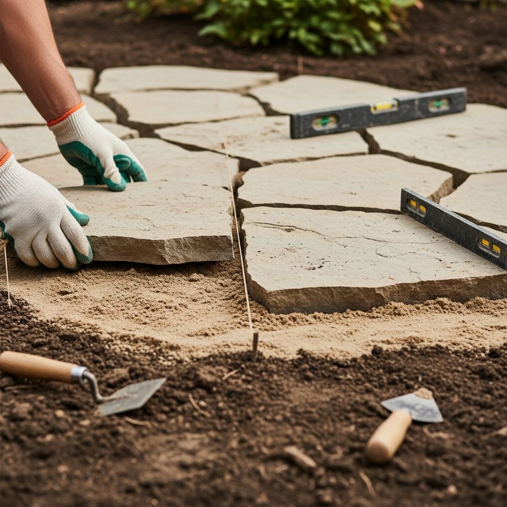 Master the art of laying flagstone directly on dirt for durable patios, walkways, and garden paths with this comprehensive DIY tutorial.