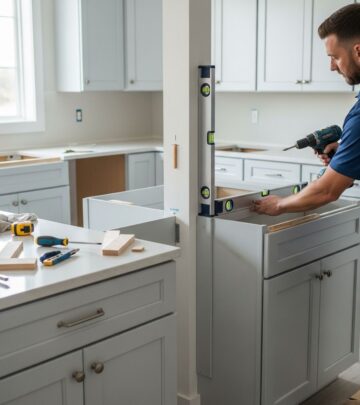 Master cabinet filler installation with expert techniques and professional methods for seamless cabinetry.