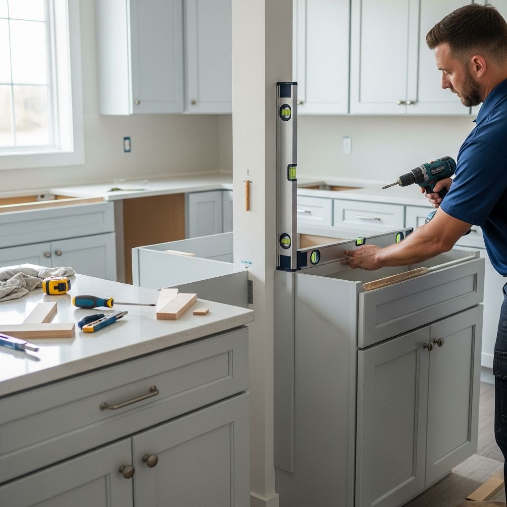 Master cabinet filler installation with expert techniques and professional methods for seamless cabinetry.