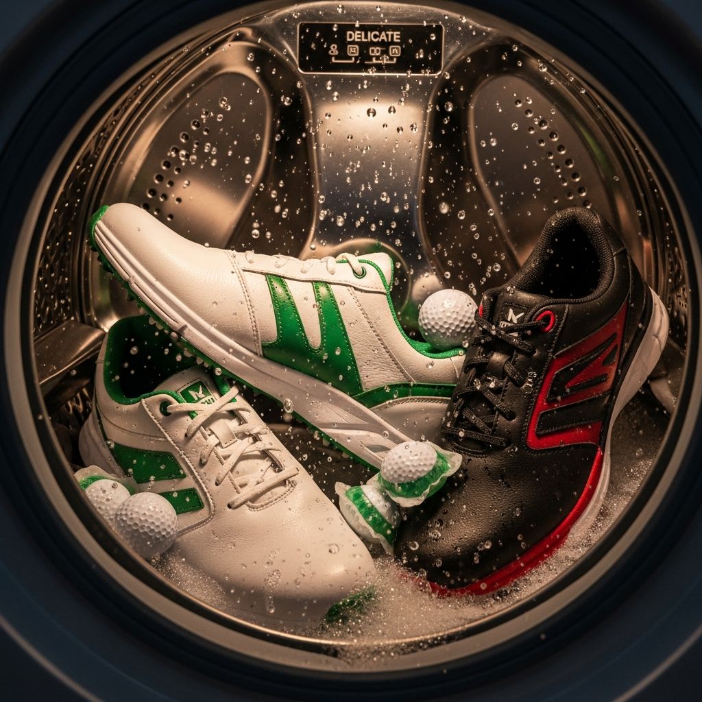 Discover safe methods to machine wash golf shoes, extend their life, and keep them performing at peak on the course.