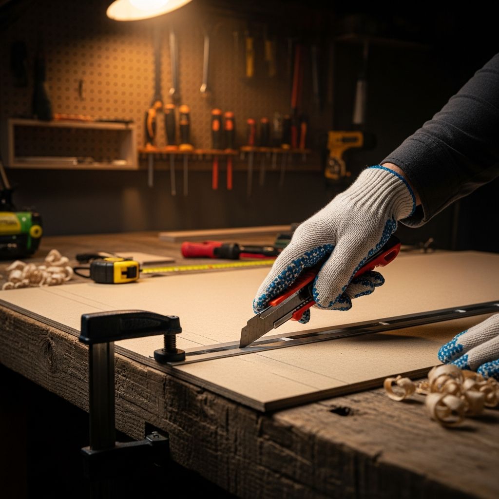 Complete guide to cutting masonite boards safely and efficiently using various tools and methods.