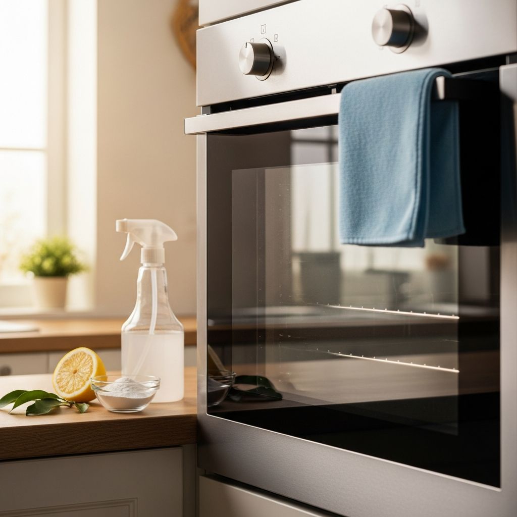 Discover effective, eco-friendly methods to restore your oven glass door to sparkling cleanliness without harsh chemicals.