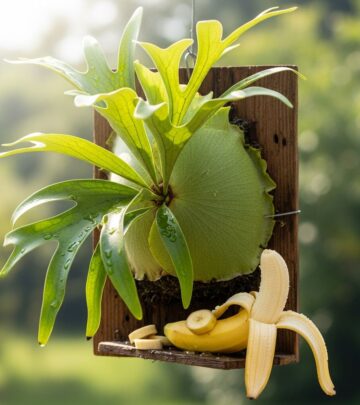 Unlock the secret to vibrant staghorn ferns using banana peels as a natural potassium boost for lush, healthy growth.