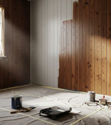 Transform dated 1970s wood paneling into modern walls with expert painting techniques and preparation tips for lasting results.