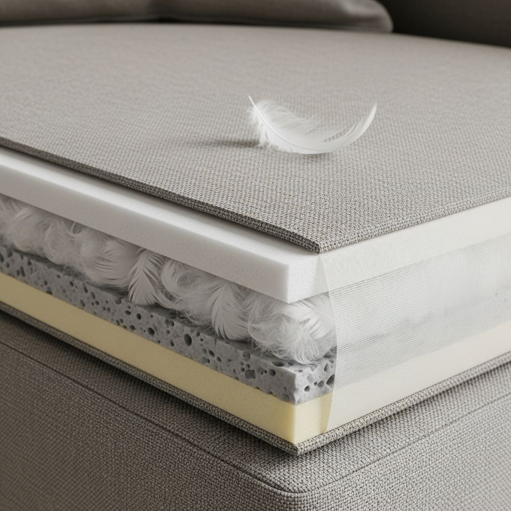 Expert strategies to contain feathers, restore loft, and extend the life of your down-filled sofa cushions.