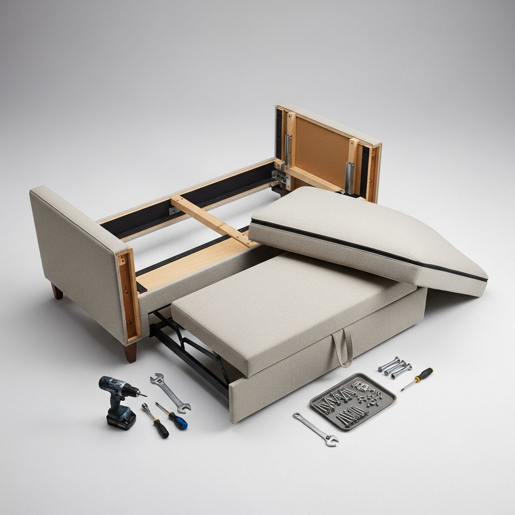 Master the art of safely taking apart your pull-out sofa with expert strategies and practical step-by-step instructions.