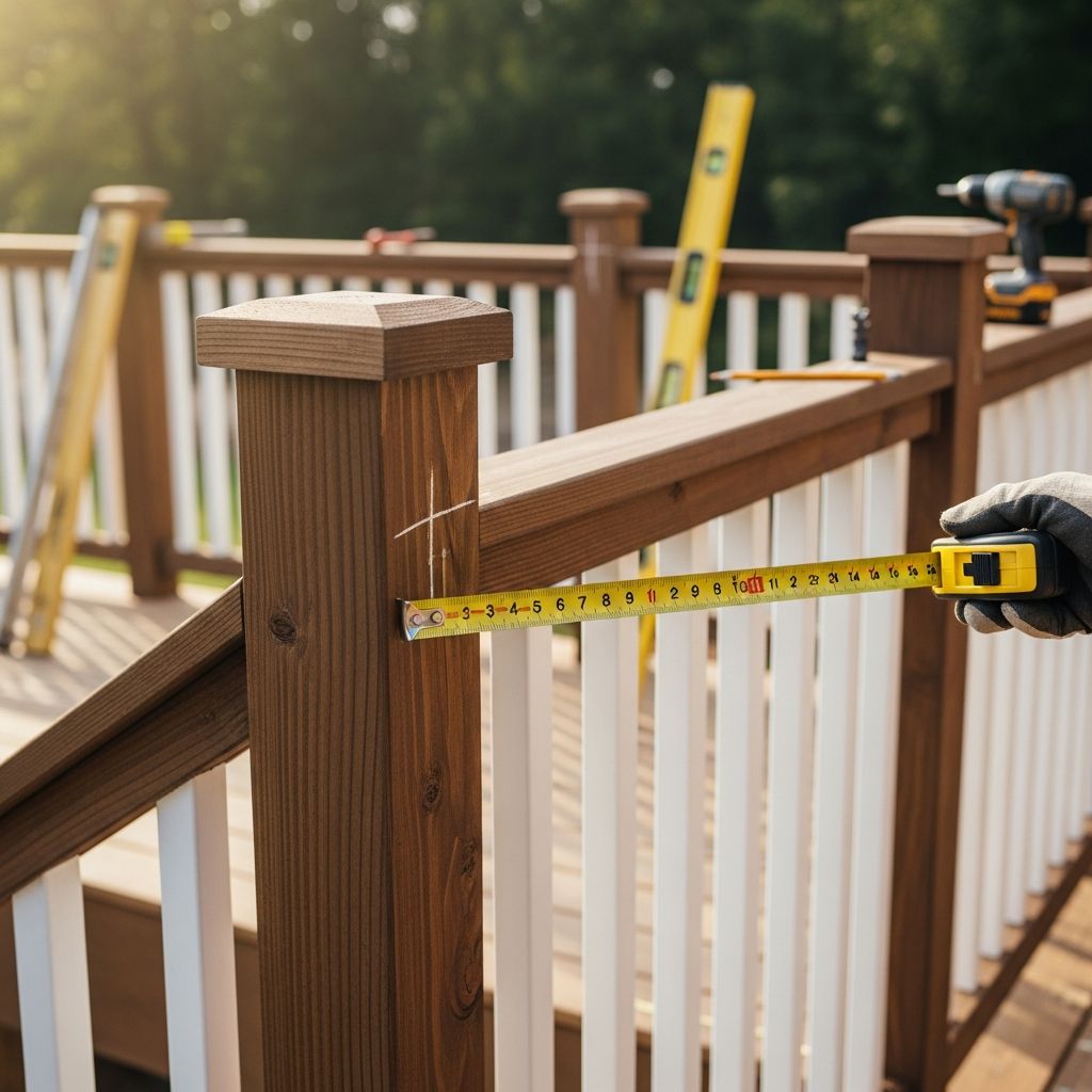Mastering Railing Post Spacing for Safe Installations Learn professional techniques for calculating and installing properly spaced railing posts.