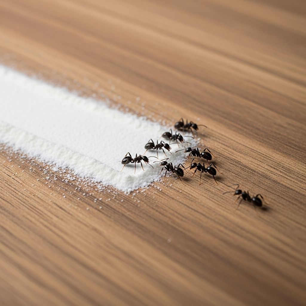 Discover how baby powder disrupts ant trails and entry points for safe, effective household pest control without harsh chemicals.