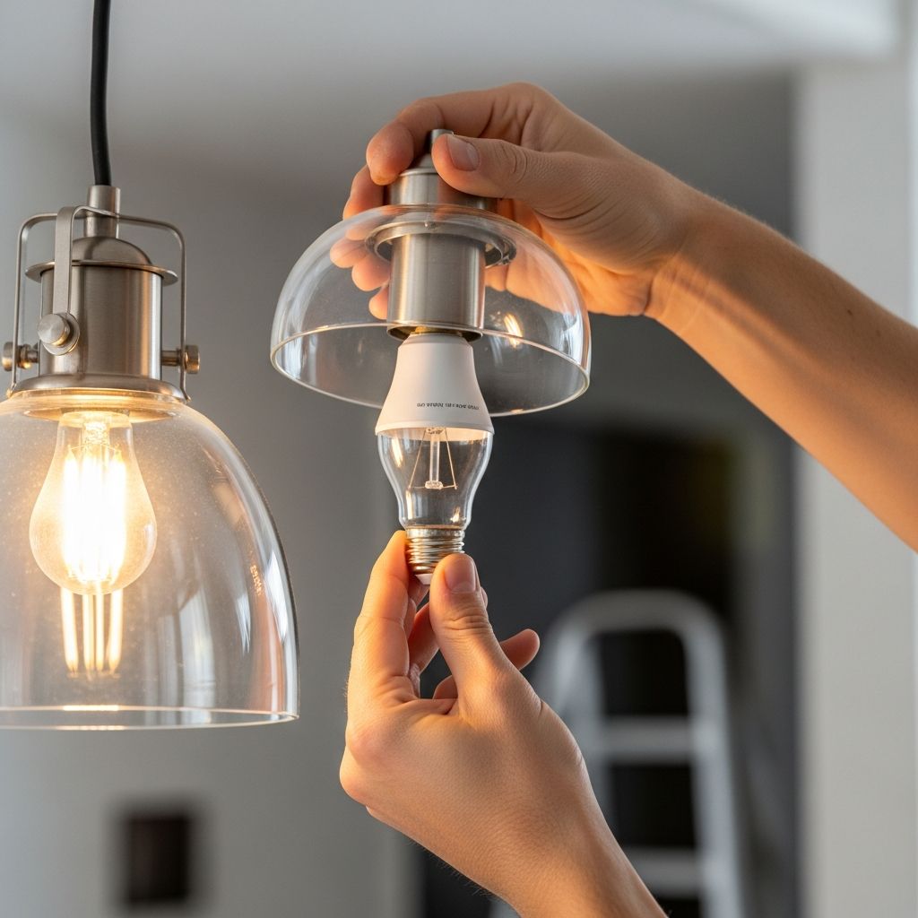 Master the safe and simple process of swapping bulbs in pendant lights to refresh your home lighting effortlessly.