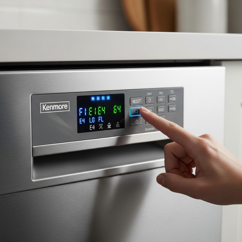 Master resetting error codes on your Kenmore dishwasher with proven steps to restore functionality and avoid costly repairs.