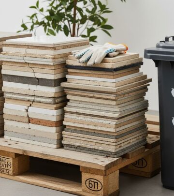 Master eco-friendly strategies for disposing bathroom tiles after renovation projects.