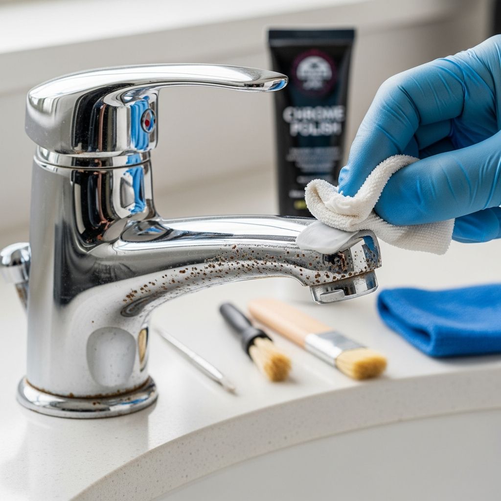 Expert techniques to restore damaged chrome faucets, from basic cleaning to advanced polishing and professional options.