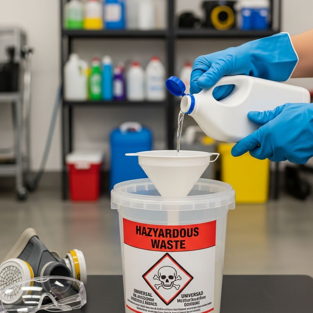 Learn essential methods to dispose of Clorox bleach responsibly, protecting health, environment, and plumbing systems effectively.