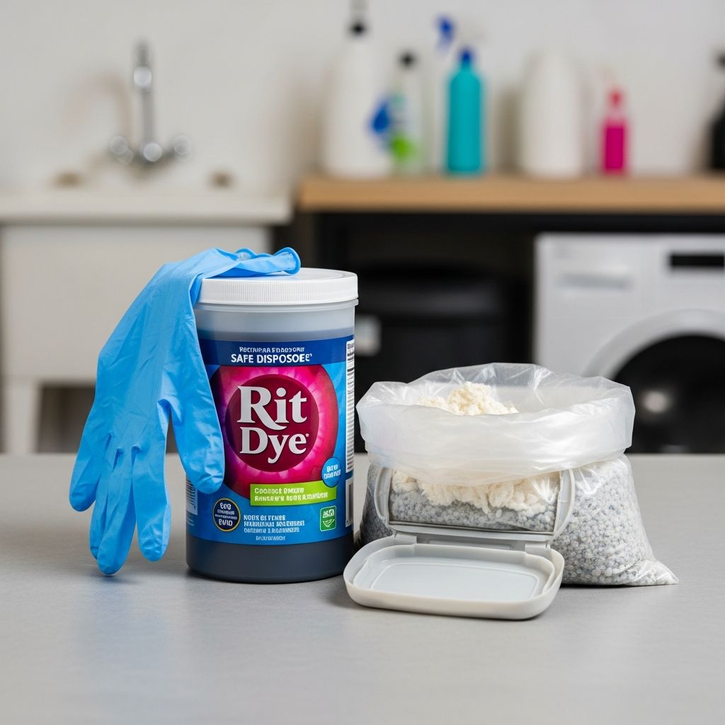 Learn expert methods to dispose of Rit dye safely, protect your plumbing, and minimize environmental impact after every project.