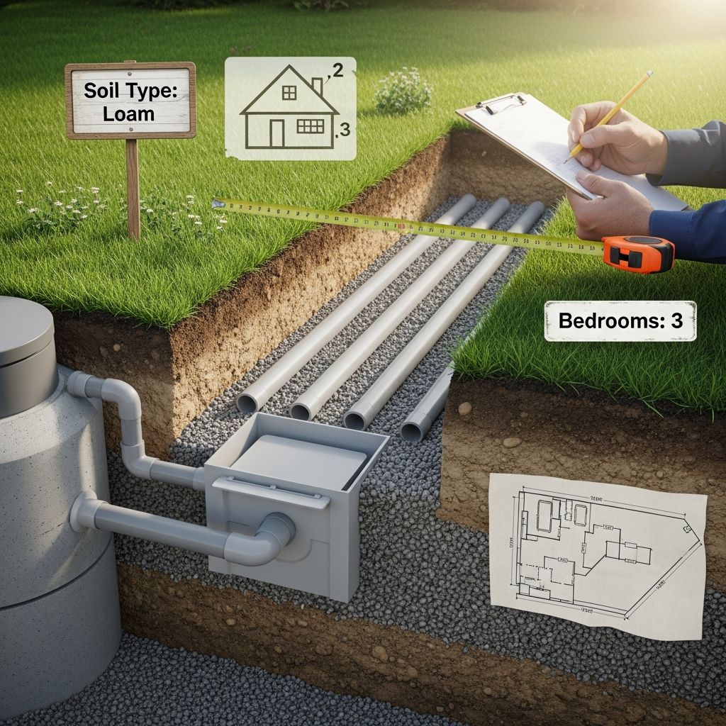 Master the essentials of calculating septic drain field sizes for efficient wastewater management and regulatory compliance.