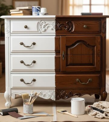 Master the art of painting dark wood furniture white with proven techniques for a flawless, durable finish that brightens any space.