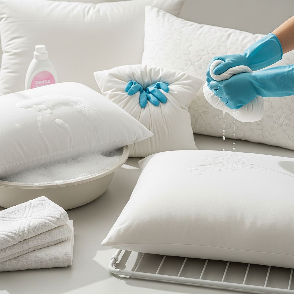 Master the art of refreshing your bed pillows for better sleep hygiene and longevity with proven cleaning techniques.