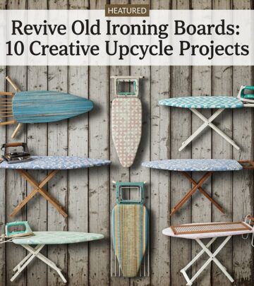 Discover innovative ways to transform discarded ironing boards into functional home decor, garden tools, and organizers for sustainable living.
