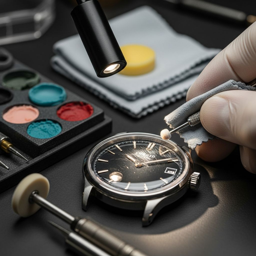 Learn effective techniques to eliminate watch scratches and restore pristine clarity.