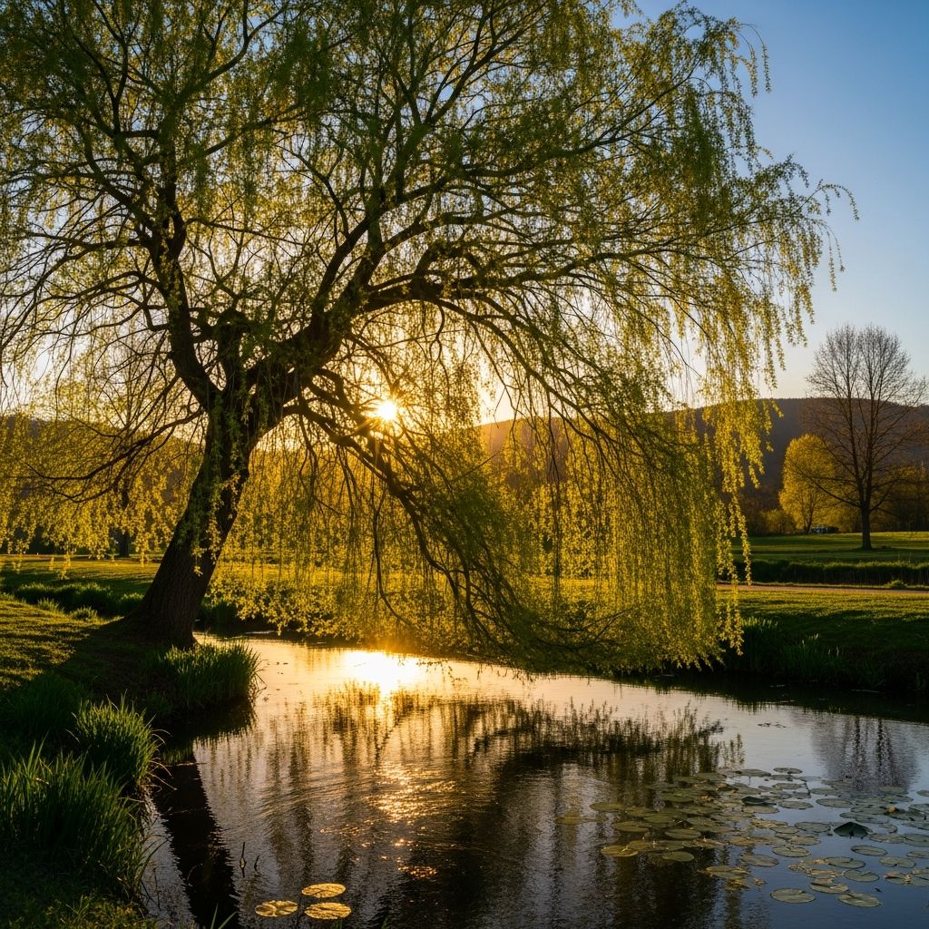 Master the art of nurturing weeping willows with expert tips on planting, watering, pruning, and pest control for thriving trees.