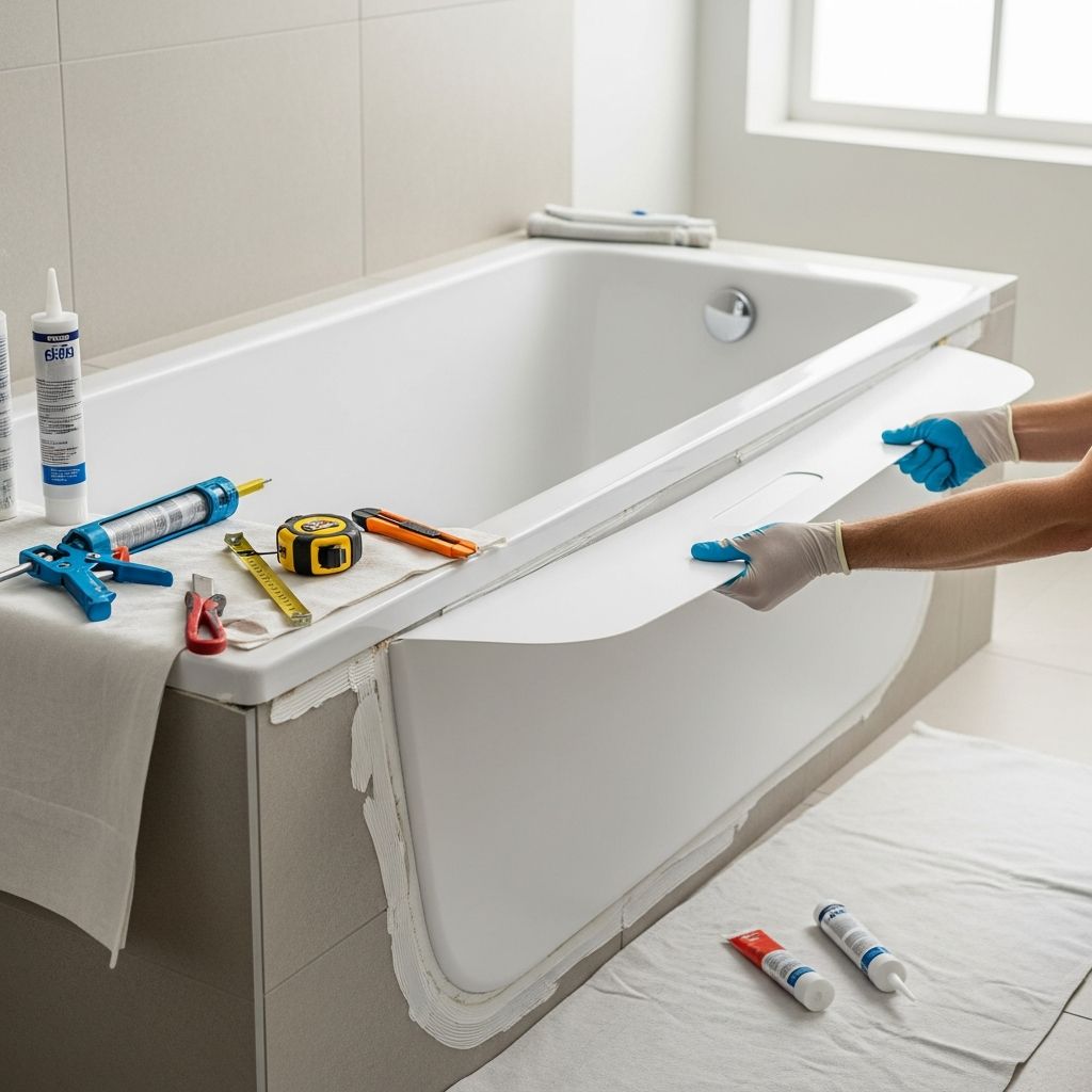 Transform your bathroom with professional-grade bathtub liner installation techniques